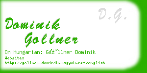 dominik gollner business card